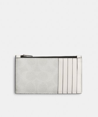 ジップ カード ケース シグネチャー キャンバス | COACH/コーチ
